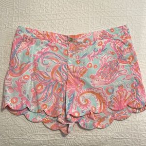 Lilly Pulitzer Shorts SIZE 12. Never been dried. Hung dry only. Great condition!